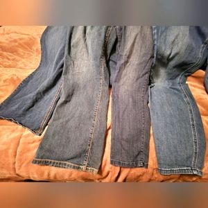 SOLD __ Bundle- 4 pairs full-belly panel maternity jeans xl-xxl \ plus size